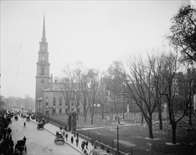 Granary and Park Street Church, Boston, Mass., c1904. Creator: Unknown.
