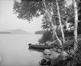 Concordia Bay, along the shore, Lake George, N.Y., (1904?). Creator: Unknown.