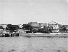 Forest City Landing and Gem Theatre, Peaks Island, Portland, Me., c1904. Creator: Unknown.