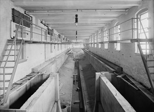 Naval tank, Engineering Building, University of Michigan, c1905. Creator: Unknown.