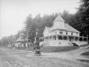 N.H. Veterans' Association encampment buildings, Lake Winnipesaukee, N.H., between 1900 and 1906. Creator: Unknown.