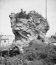 St. Anthony's Rock, St. Ignace, Mich., between 1900 and 1906. Creator: Unknown.