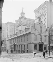 Old State House from Washington St., Boston, Mass., between 1900 and 1906. Creator: Unknown.