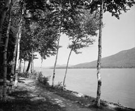 Along the shore at Cleverdale, Lake George, N.Y., c1907. Creator: Unknown.