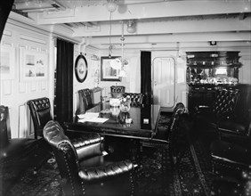 U.S.S. San Francisco, the cabin, between 1890 and 1901. Creator: Unknown.