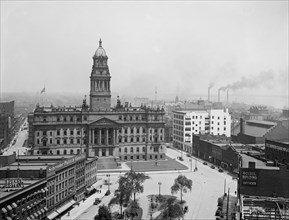 Wayne County Building, Detroit, Mich., between 1902 and 1920. Creator: Unknown.