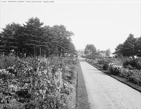 Perennial garden, High Lawn House, Lenox, Mass., between 1900 and 1920. Creator: Unknown.