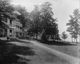 Cottages along the lake front, Chautauqua, c1898. Creator: Unknown.