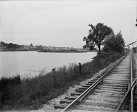 Fox River near Batavia, Ill., between 1880 and 1899. Creator: Unknown.
