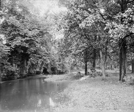 Grotto, Mill Creek Park, near Batavia, The, between 1880 and 1899. Creator: Unknown.