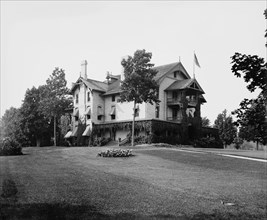 Lake Geneva, residence of Mr. L.Z. Leiter or Lieter, between 1880 and 1899. Creator: Unknown.