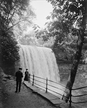 Minnehaha Falls, Minneapolis, Minn., between 1900 and 1910. Creator: Byron Company.