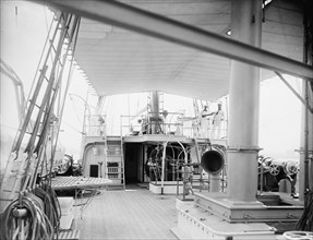 U.S.S. Petrel, quarter deck, between 1889 and 1901. Creator: William H. Jackson.