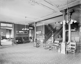 Alma Sanitarium, reception hall, Alma, Mich., between 1900 and 1910. Creator: William H. Jackson.