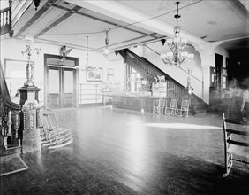 The Lobby, Hotel Kaaterskill, Catskill Mountains, N.Y., between 1900 and 1905. Creator: William H. Jackson.