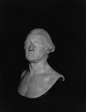 The Houdon bust of George Washington, Mt. Vernon, Va., between 1900 and 1915. Creators: William H. Jackson, Jean-Antoine Houdon.