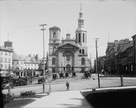 The Basilica, Quebec, between 1890 and 1901. Creator: Unknown.
