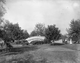 A Bridge on Belle Isle Park, Detroit, Mich., between 1895 and 1910. Creator: Unknown.