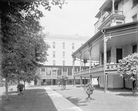 Alma Sanitarium, in the grounds, Alma, Mich., between 1895 and 1910. Creator: Unknown.