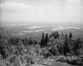 St. Regis Lakes from St. Regis Mtns., Adirondack Mts., N.Y., between 1900 and 1910. Creator: Unknown.