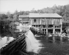 Keene Valley, old mill on the Ausable, Adirondack Mts., N.Y., between 1900 and 1905. Creator: Unknown.