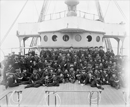 U.S.S. Buffalo, ship's company, between 1898 and 1901. Creator: Unknown.