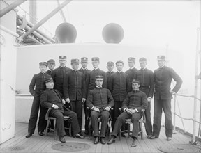 U.S.S. Maine, junior officers, 1896. Creator: Unknown.