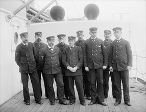 U.S.S. Maine, chief petty officers, 1896. Creator: Unknown.