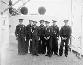U.S.S. Maine, petty officers, 1896. Creator: Unknown.