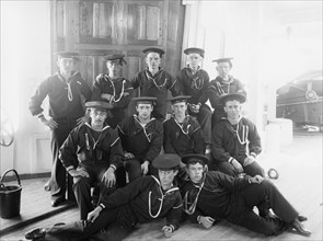 U.S.S. Newark, apprentices, between 1891 and 1901. Creator: Unknown.