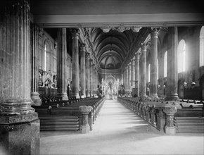 Church of St. Anne de Beaupre (interior), Quebec, between 1890 and 1901. Creator: Unknown.