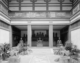 Japanese Garden, Museum of Fine Arts, Boston, Mass., c.between 1910 and 1920. Creator: Unknown.