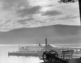 Moonlight from Old Fort William Henry, Lake George, N.Y., c.between 1910 and 1920. Creator: Unknown.