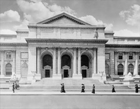 The New York Public Library building, c.between 1910 and 1920. Creator: Unknown.