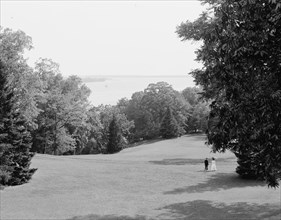 Down the Potomac from Mt. Vernon, c.between 1910 and 1920. Creator: Unknown.