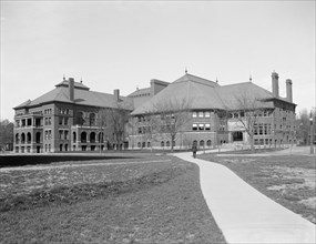 Waterman Gymnasium, U. of M. [i.e. University of Michigan], Ann Arbor, Mich., between 1910 and 1920. Creator: Unknown.