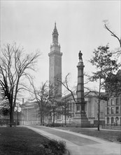 Municipal Building from Court Square, Springfield, Mass., c.between 1910 and 1920. Creator: Unknown.