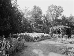 The Flower gardens, country home of W.E.S. Griswold, Lenox, Mass., c.between 1910 and 1920. Creator: Unknown.