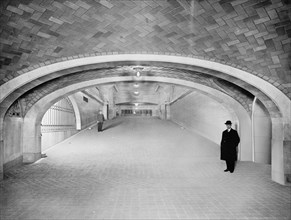 Incline to suburban concourse, Grand Central Terminal, N.Y. Central Lines, c1910-1920. Creator: Unknown.