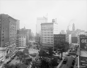 Griswold Street from Capitol Park, Detroit, Mich., c.between 1910 and 1920. Creator: Unknown.