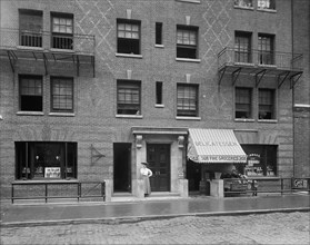 Exterior of tenement house, New York City, between 1900 and 1910. Creator: Unknown.