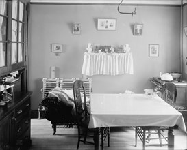 Interior of tenement house, New York City, between 1900 and 1910. Creator: Unknown.