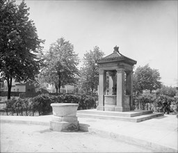 Victoria jubilee fountain, Walkerville, Ont., between 1905 and 1915. Creator: Unknown.