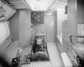Yacht Althea, engine room, between 1907 and 1915. Creator: Unknown.