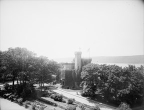 Castle, Academy of Mount St. Vincent, front view, New York, N.Y., between 1905 and 1915. Creator: Unknown.