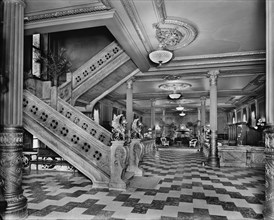 Office and foyer, Murray Hill Hotel, New York, N.Y, between 1905 and 1915. Creator: Unknown.