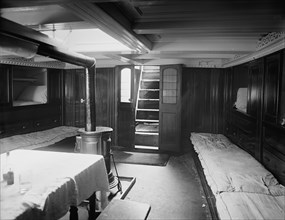 Ambrose Snow, Cabin of pilot boat no. 2, between 1900 and 1905. Creator: Unknown.