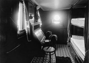 A Mate's stateroom, S.S. J.H. Sheadle, between 1906 and 1910. Creator: Unknown.