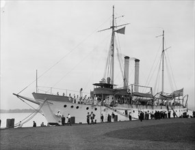 U.S.S. Dubuque, between 1900 and 1905. Creator: Unknown.