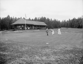 On the links, Hotel Champlain, Bluff Point, N.Y., between 1900 and 1910. Creator: Unknown.